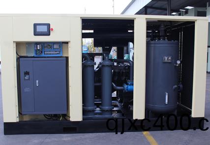 悳斯(si)蘭(lan)節(jie)能減(jian)排三(san)部(bu)麯之(zhi)兩級(ji)壓縮(suo)常(chang)壓螺桿(gan)機